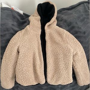 Large, Reversible Two Tone Teddy Sweater